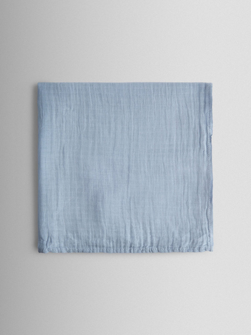 JoJo Maman Bébé blue whale muslin cloths 3-pack (British brand)