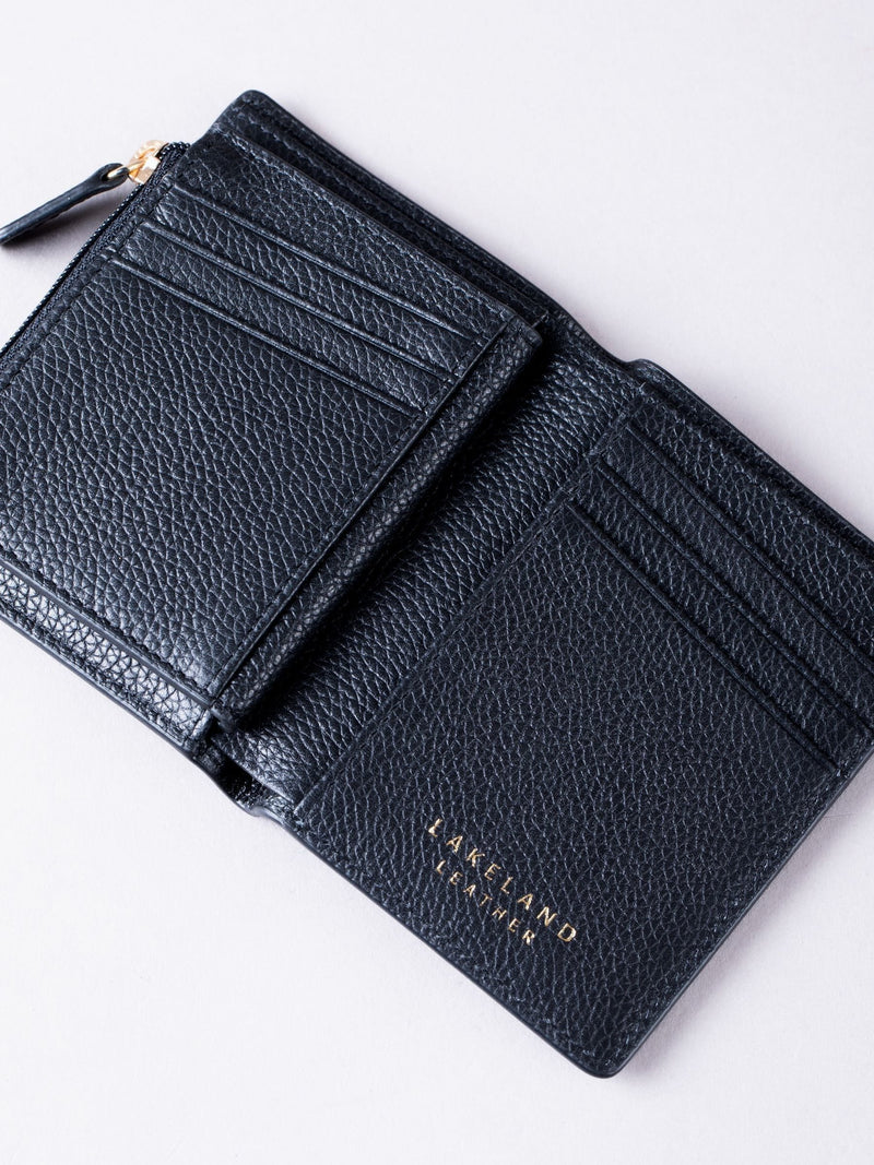 Lakeland Leather black cardholder, imported from the UK
