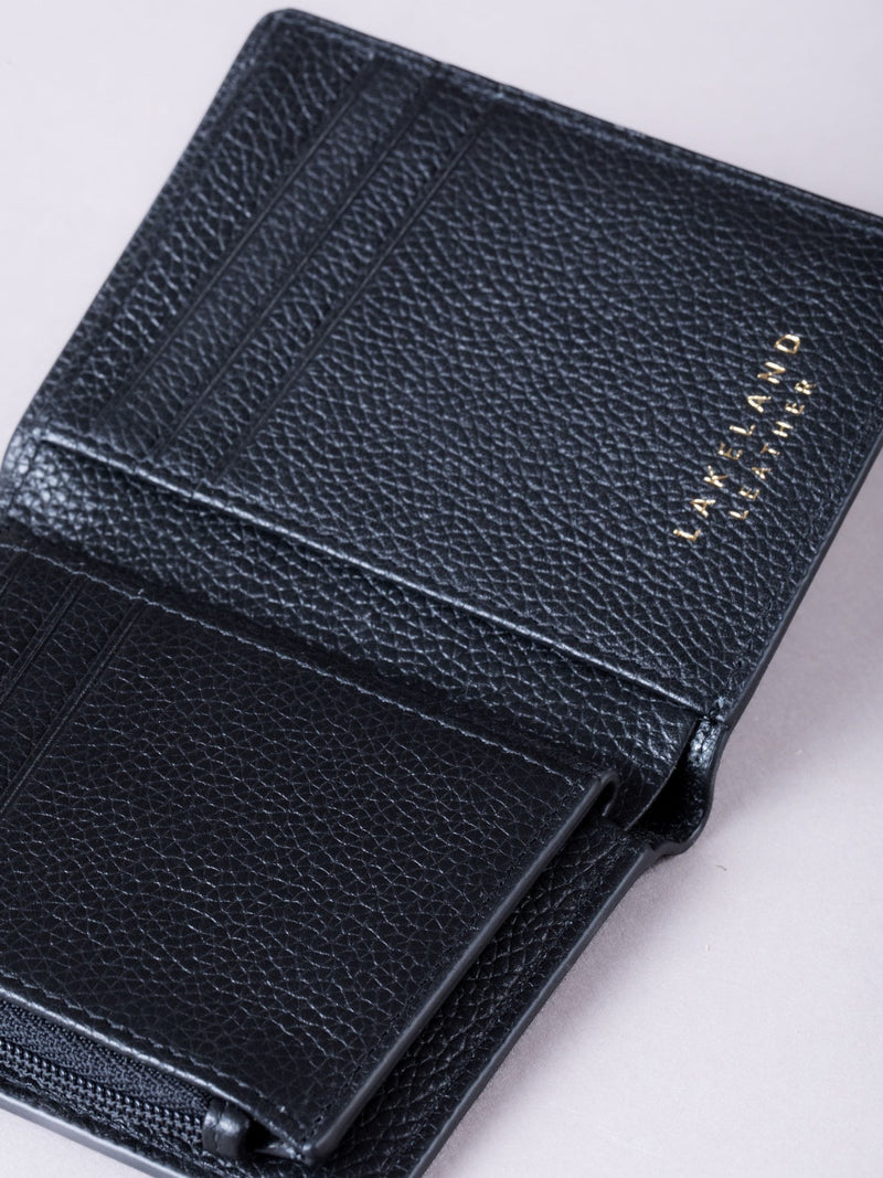 Lakeland Leather black cardholder, imported from the UK