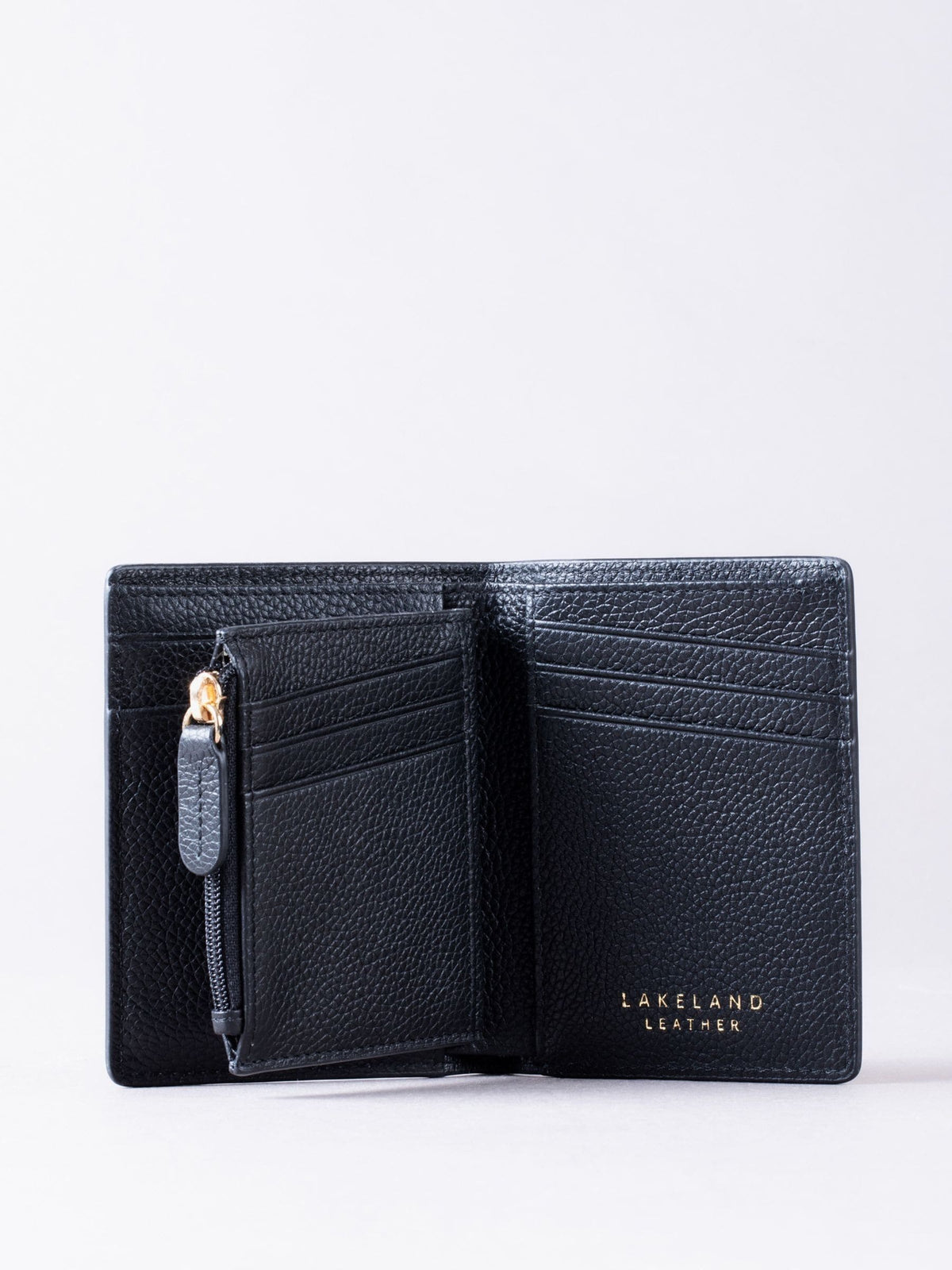 Lakeland Leather black cardholder, imported from the UK
