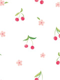 Hoopla Walls wallpaper Black Cheery Cherries 10m (British brand)