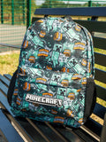 Vanilla Underground multicoloured Minecraft backpack (British brand)