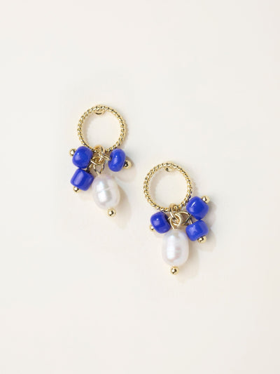 Next FatFace Blue Beaded Drop Earrings- Buy online at McGrocer