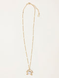 FatFace gold crab necklace, imported from the UK