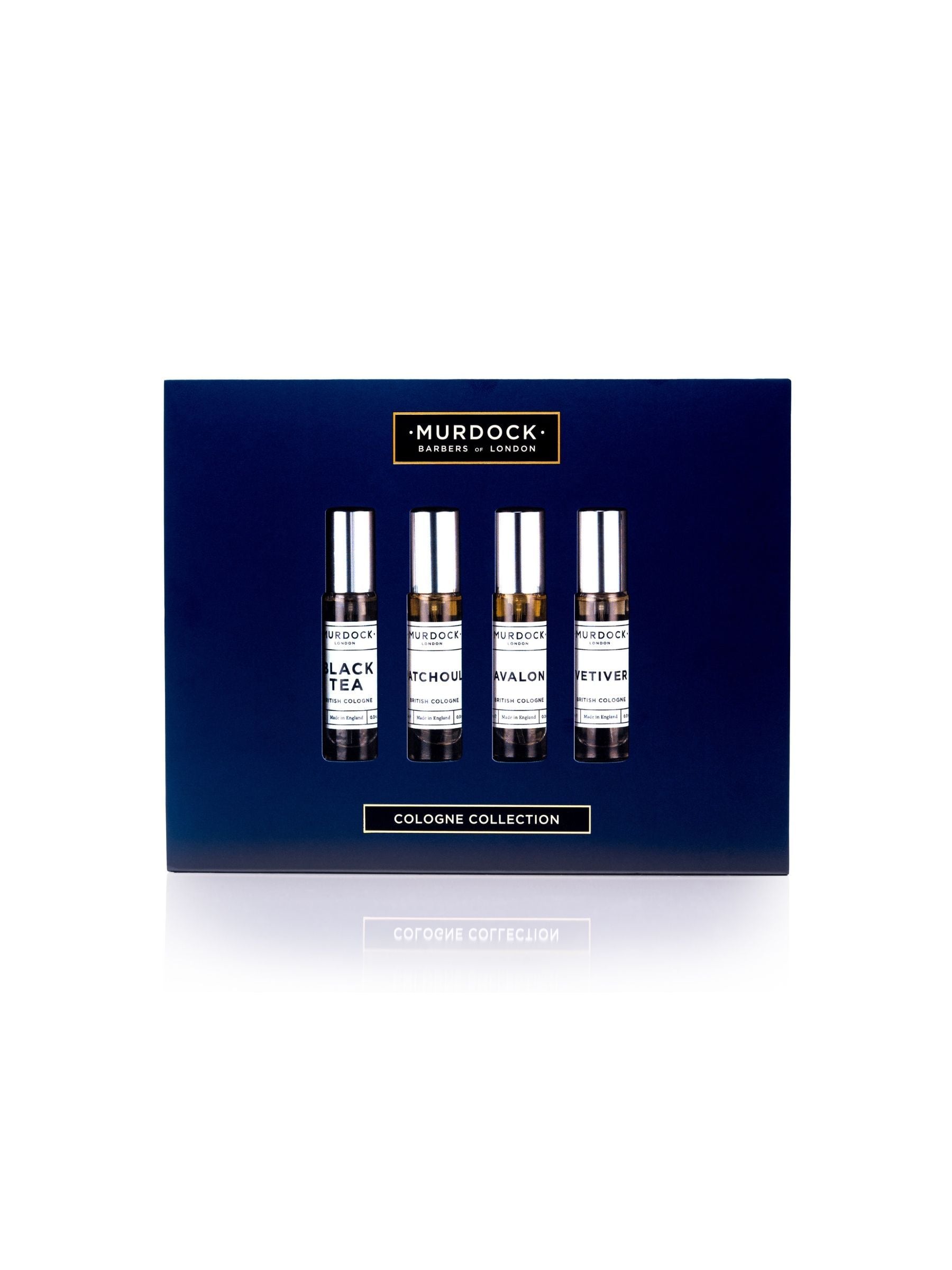 Murdock London fragrance gift set with four colognes, UK version