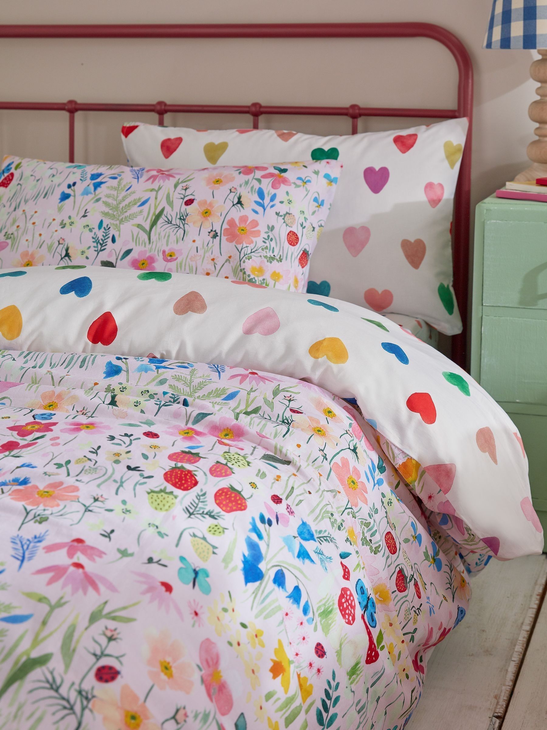 Wee Blue Bell Secret Garden duvet cover set (British brand)