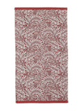 William Morris Larkspur brick orange hand towel (British brand)