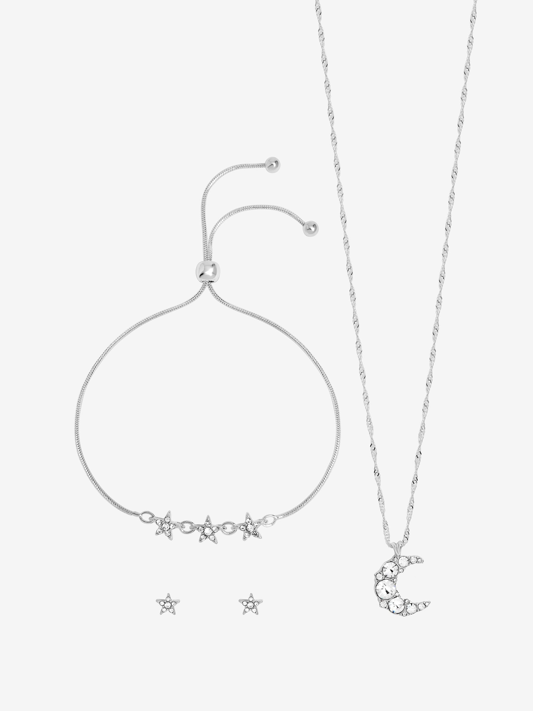 Jon Richard Silver Plated Celestial Trio Set - Gift Box
