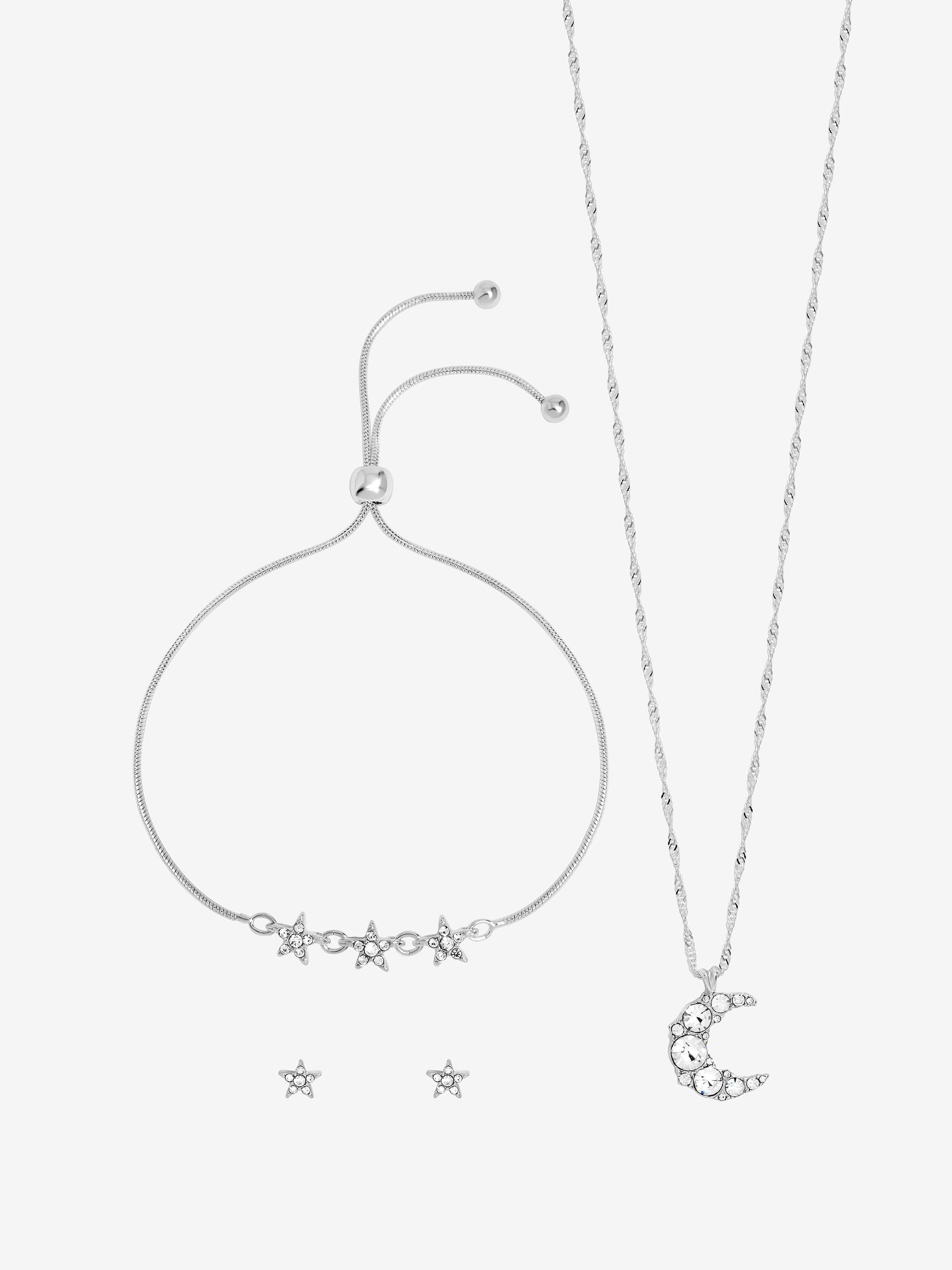 Jon Richard Silver Plated Celestial Trio Set - Gift Box