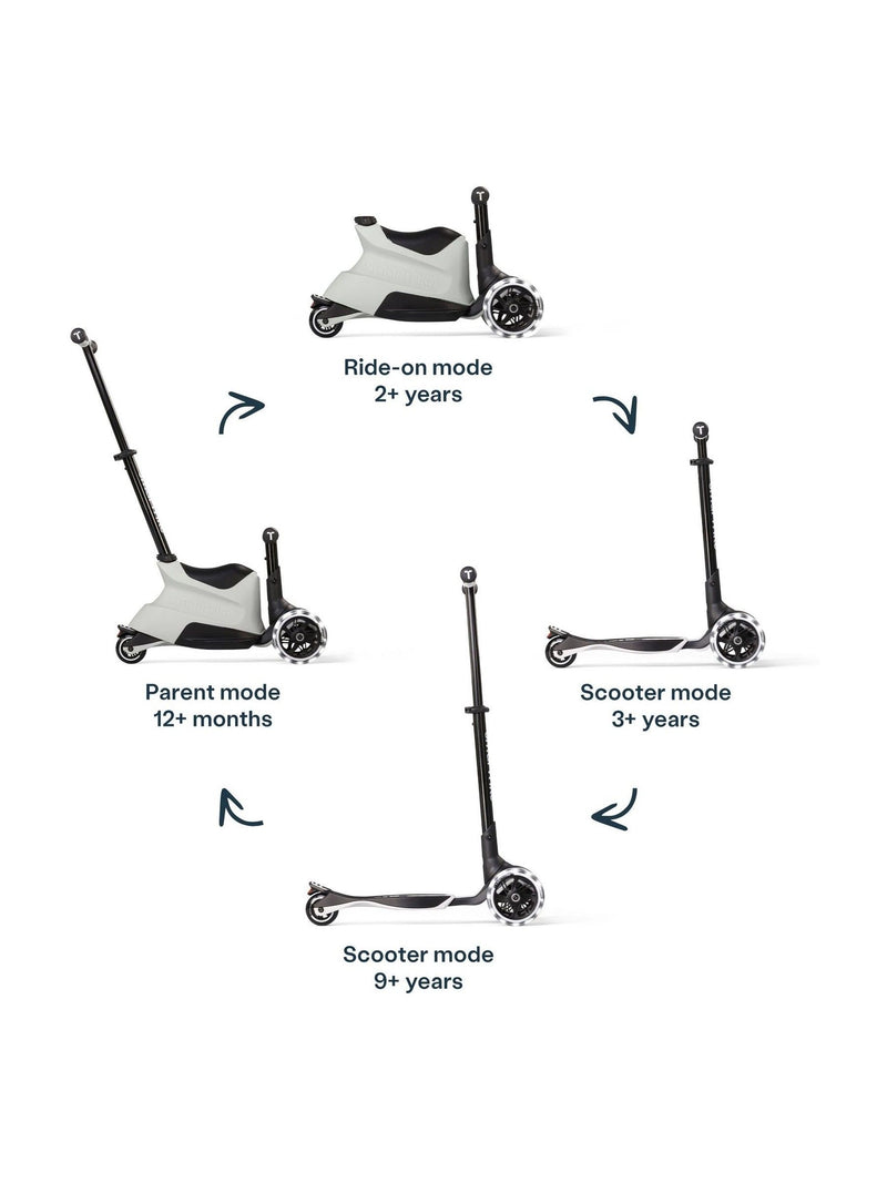 smarTrike Cool Grey Xtend Ride-On Scooter Plus (British brand)