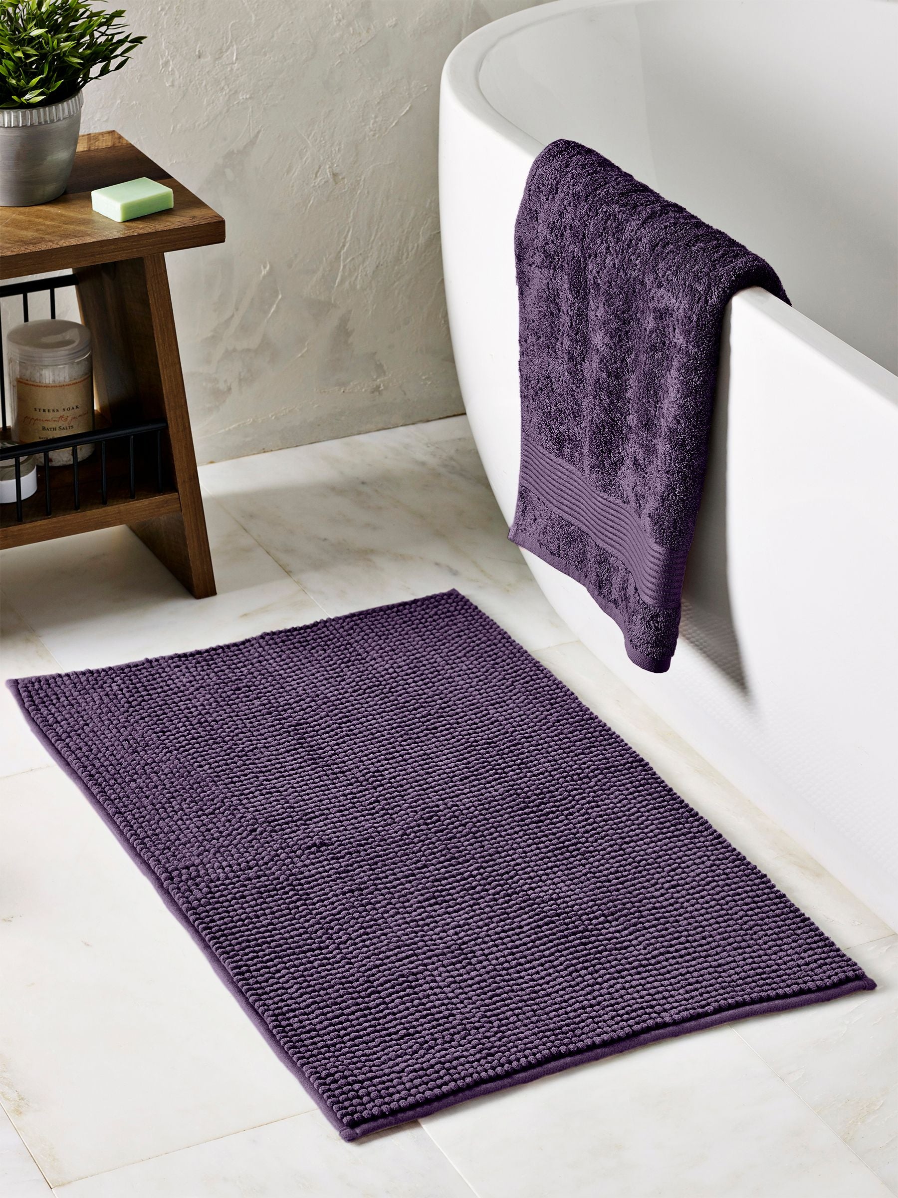 Sage Green Bobble Bath Mat