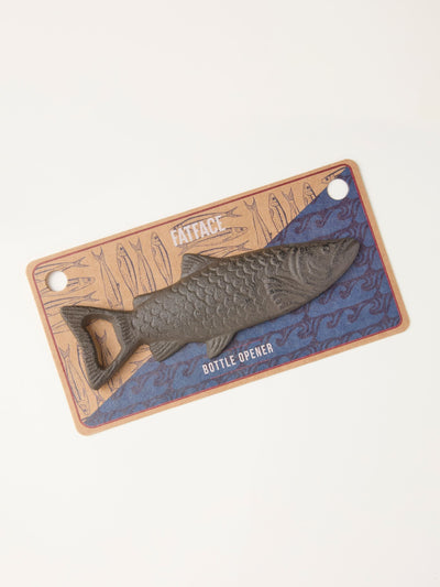 Next FatFace Charcoal Grey Fish Cast Iron Bottle Opener- Buy online at McGrocer