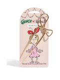 Kitsch The Grinch Metal Bow Hair Pin, UK version