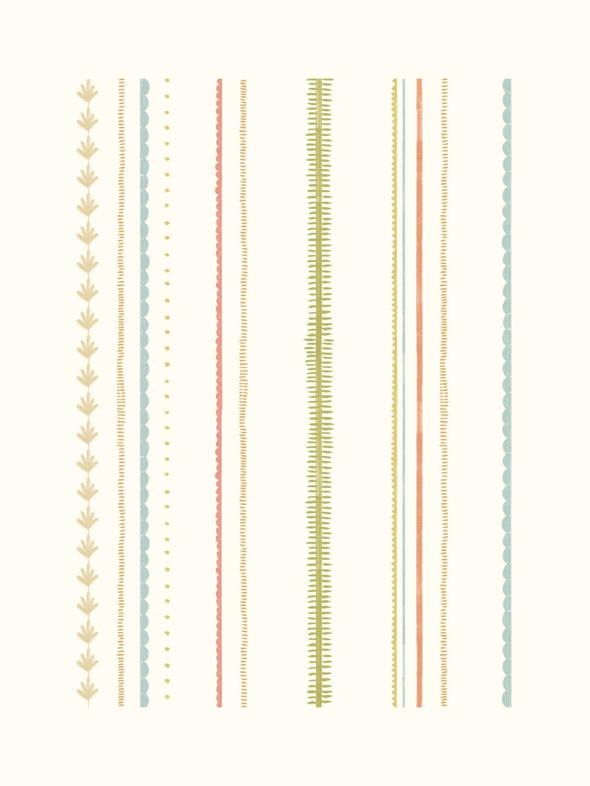 Hoopla Walls Ginger Mix Stripey wallpaper sample A4, UK version