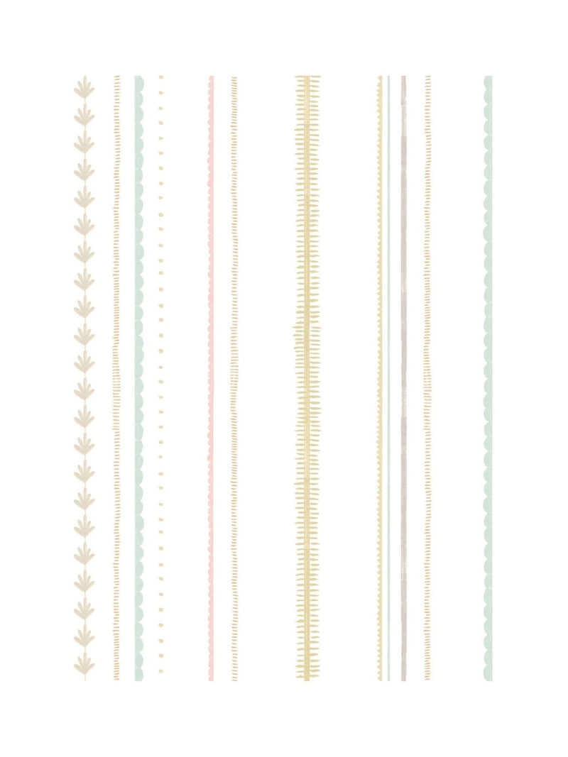 Hoopla Walls Stripey wallpaper sample A4 - British product