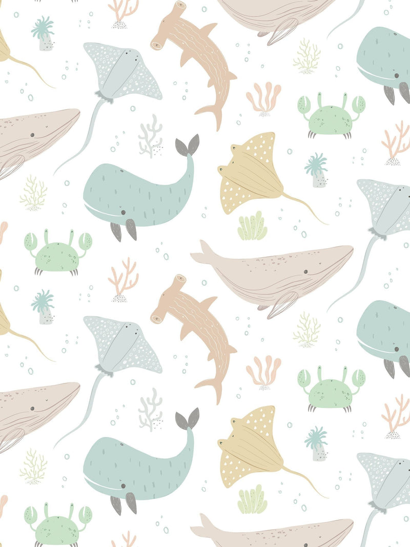 Hoopla Walls Honeycomb Ocean Adventure A4 Wallpaper Sample