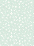 Hoopla Walls Seafoam Alphabet Jumble A4 Wallpaper Sample