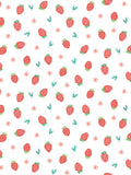 Hoopla Walls Scarlet Strawberry Sprinkles A4 Wallpaper Sample