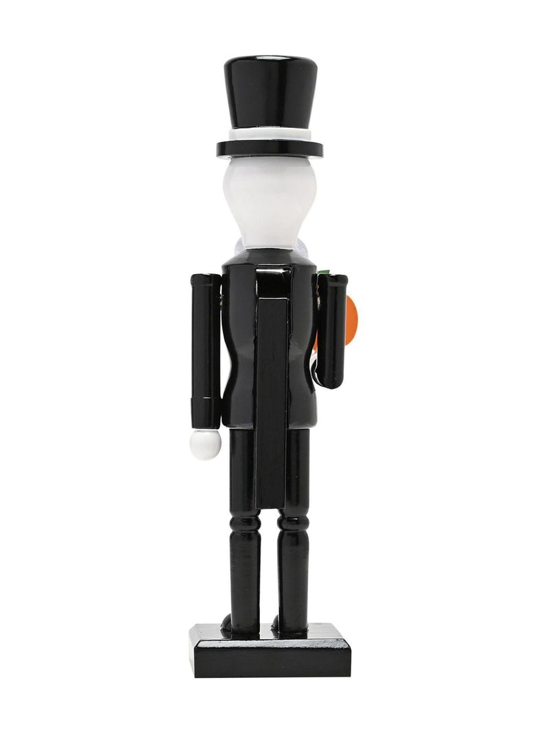 Widdop black wooden skeleton nutcracker 10 inch (British brand)