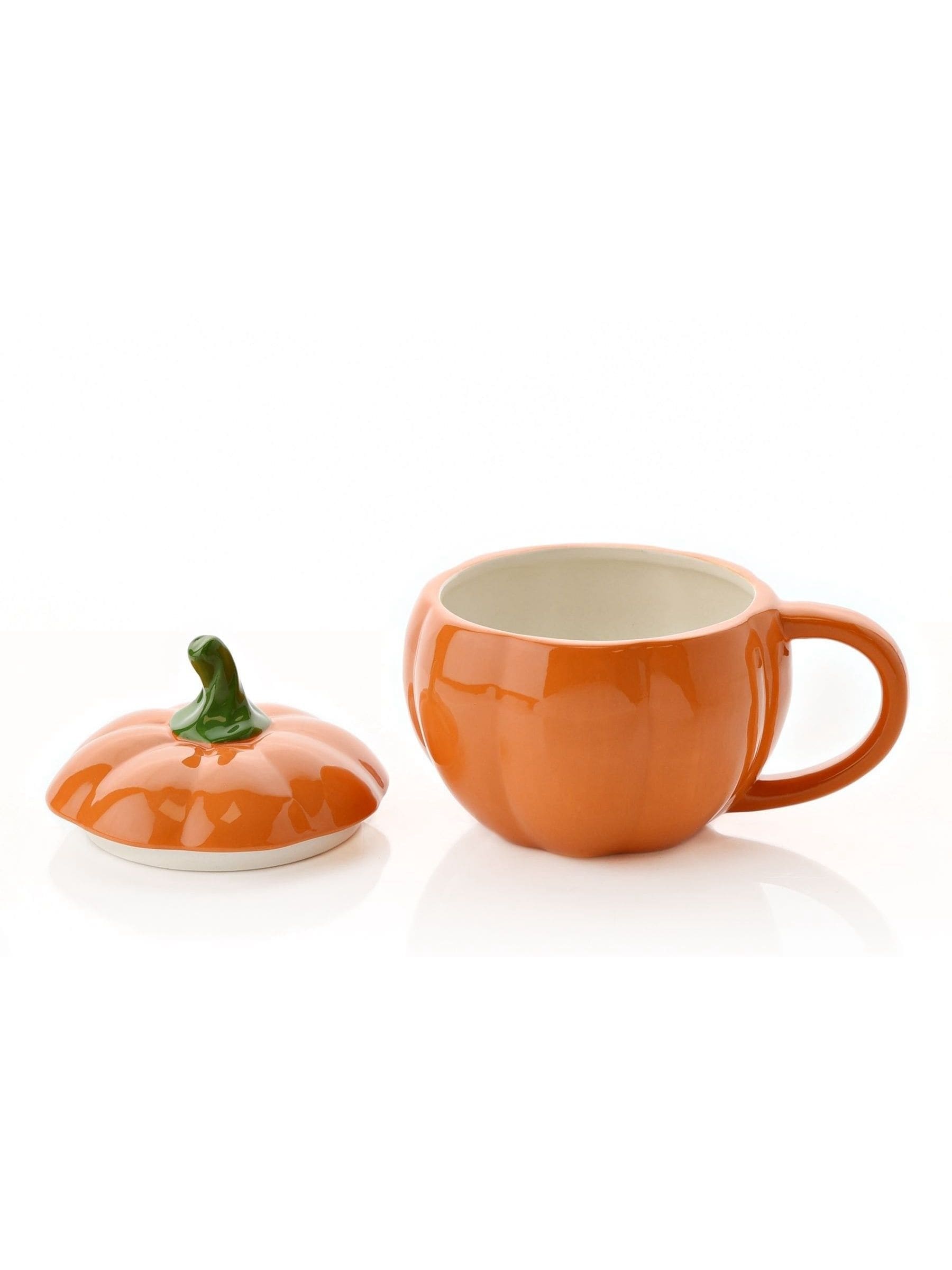 Widdop Pumpkin Mug with Lid - British product