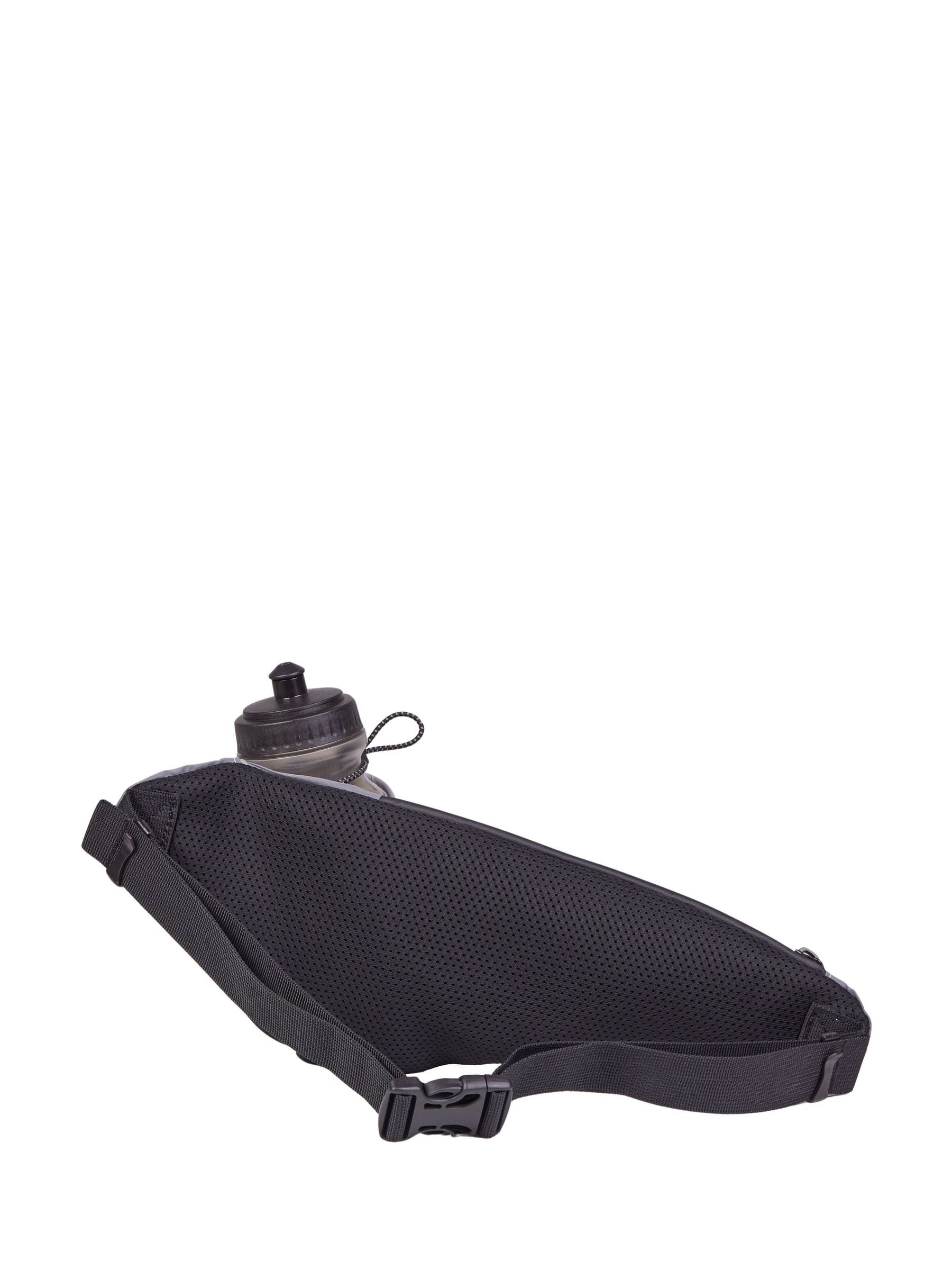 New Balance Silver Performance Bottle Waist Belt, imported from the UK