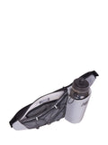 New Balance Silver Performance Bottle Waist Belt, imported from the UK