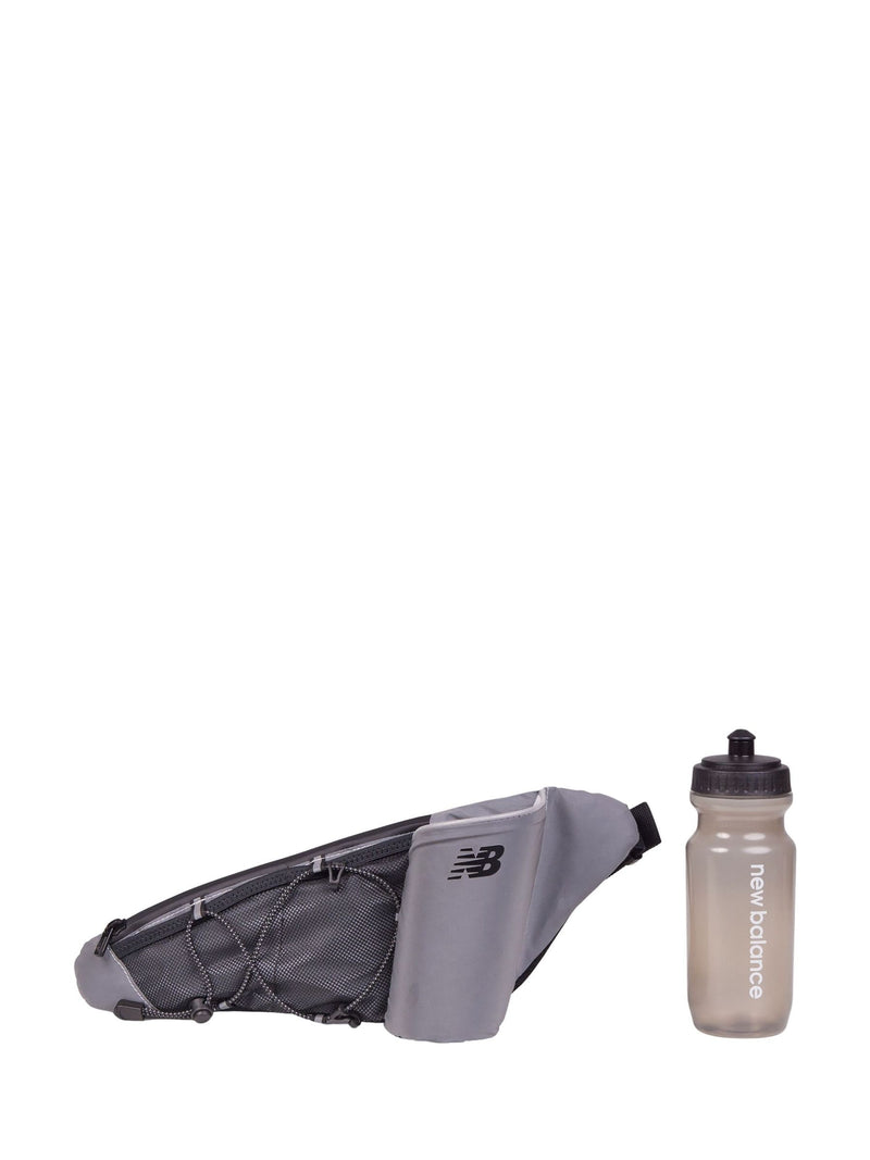 New Balance Silver Performance Bottle Waist Belt, imported from the UK