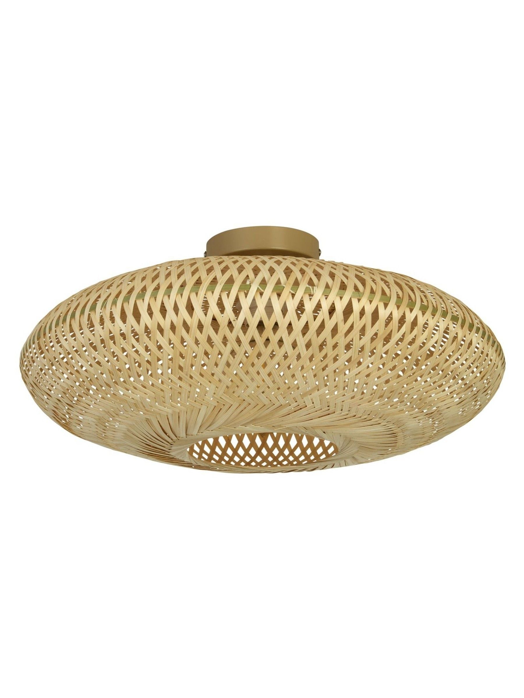 Searchlight Natural Terraweave flush ceiling light 50cm - British product