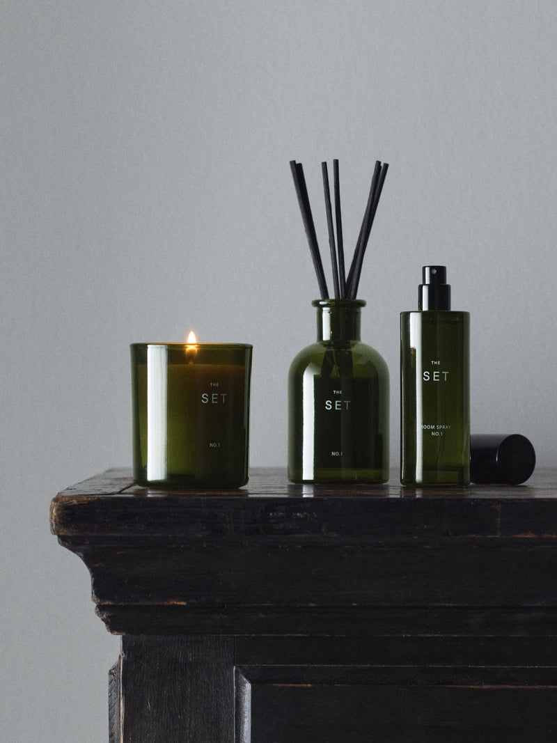 The Set ginger and lime home fragrance gift set, imported from the UK