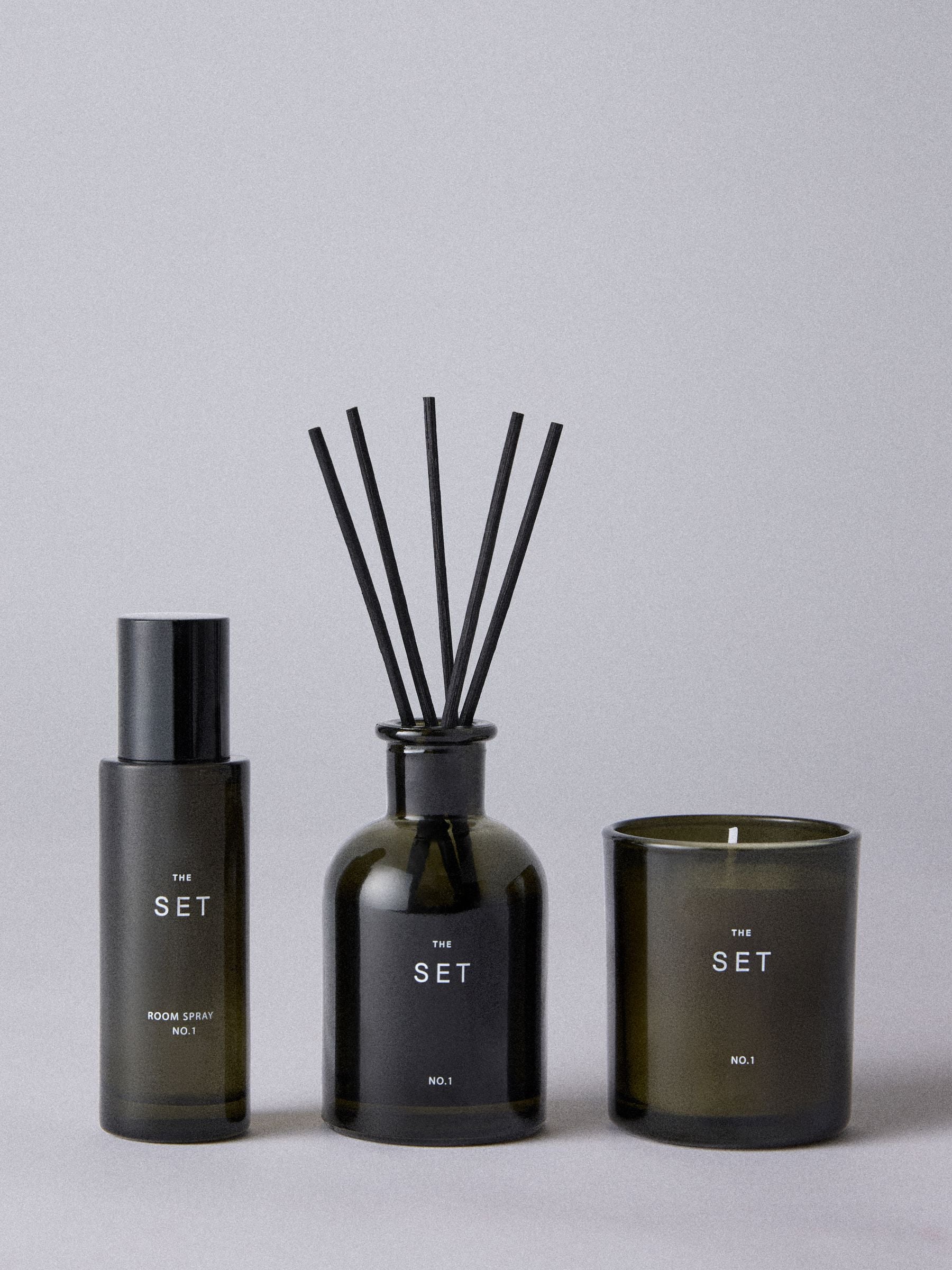 The Set ginger and lime home fragrance gift set, imported from the UK