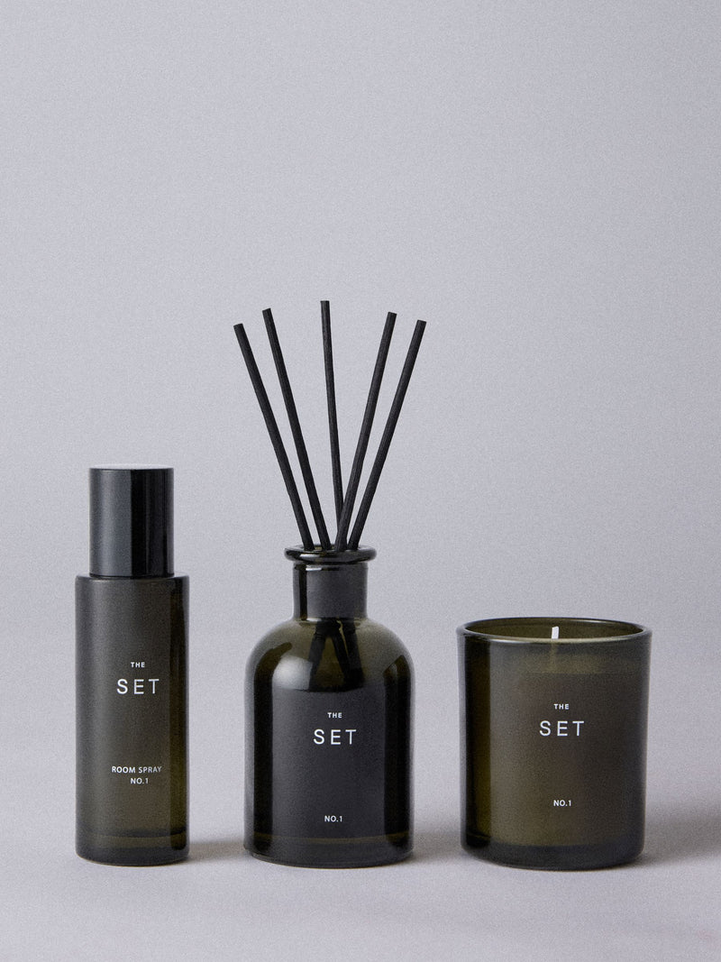 The Set ginger and lime home fragrance gift set, imported from the UK