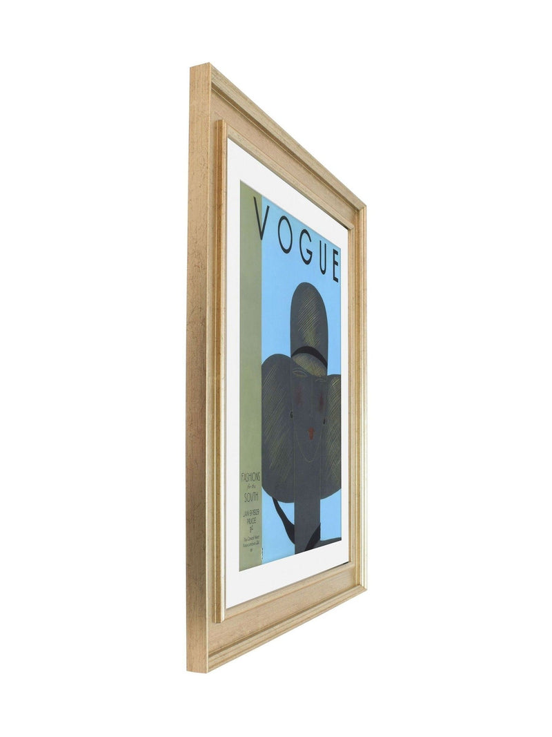Brookpace Lascelles framed wall art Vogue 1929 abstract fashion 40x50cm, UK version