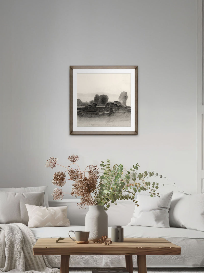 Brookpace Lascelles abstract wall art Land I 50x50cm, UK version
