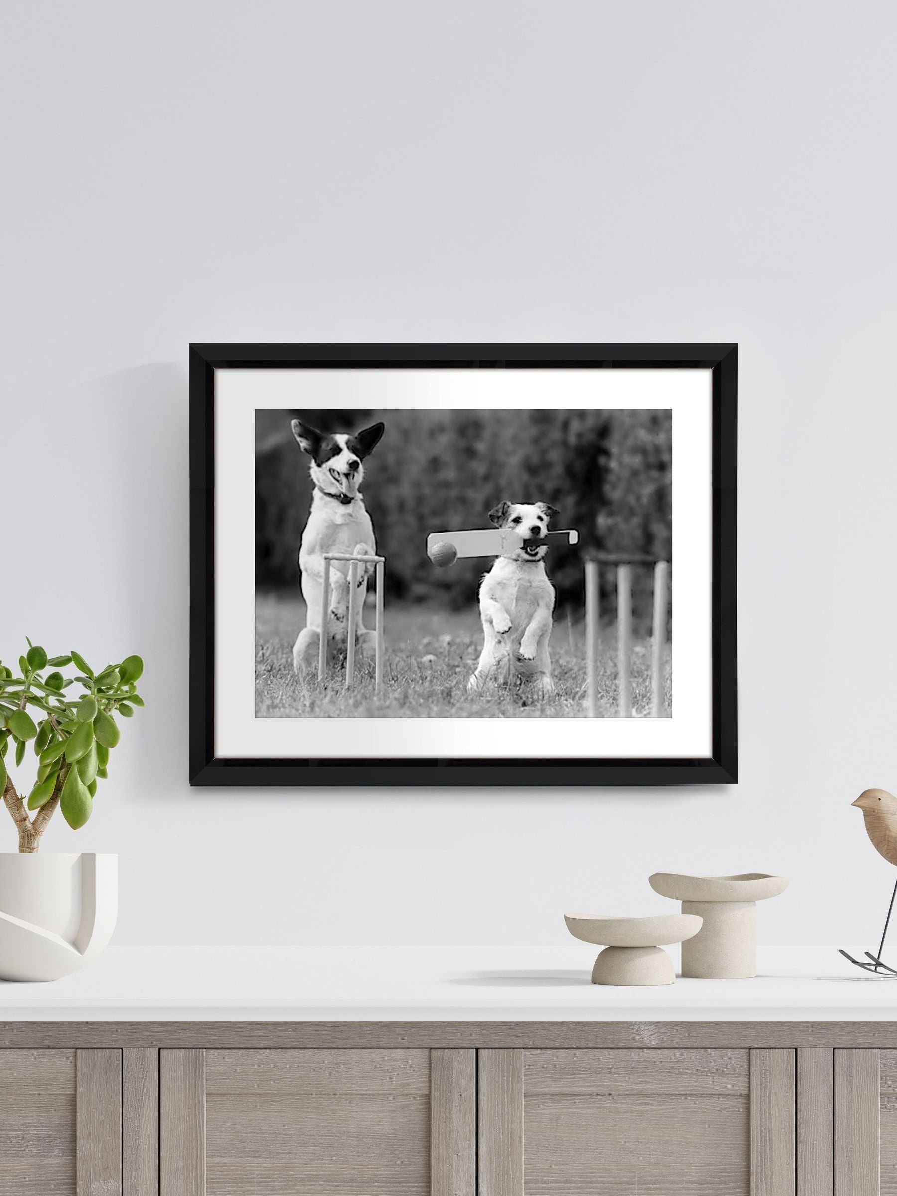 Brookpace Lascelles wall art Cricket in the Park 50x40cm imported from UK