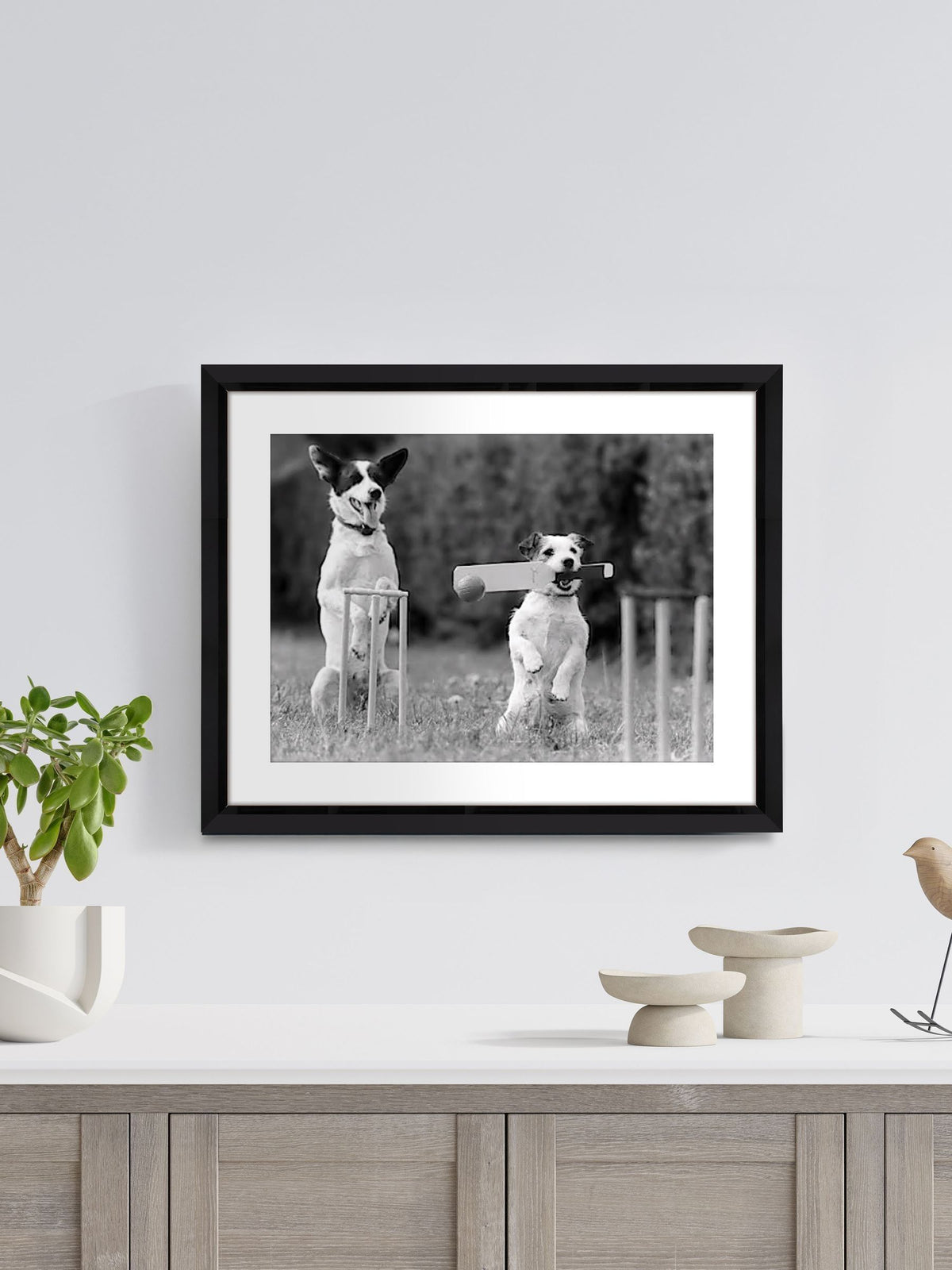 Brookpace Lascelles wall art Cricket in the Park 50x40cm imported from UK