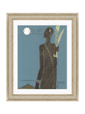 Brookpace framed wall art with Vogue 1933 illustration 40x50cm (British brand)