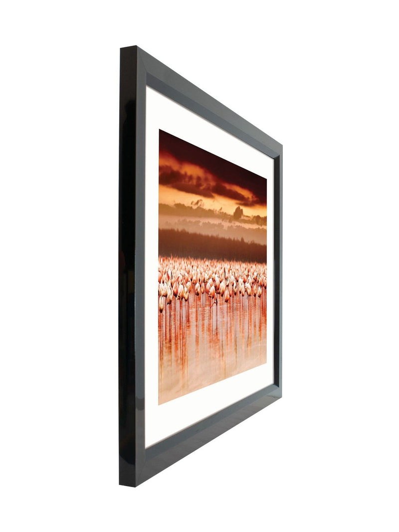 Brookpace Lascelles wall art flamingo design 81x61cm, imported from the UK