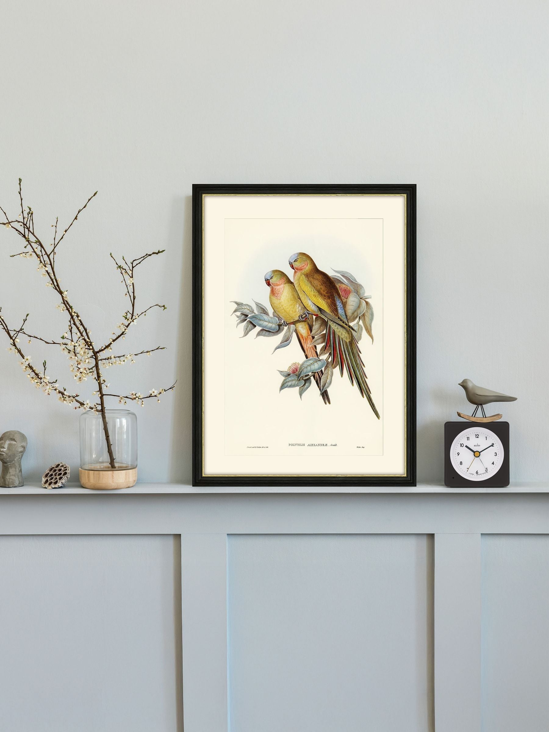 Brookpace Lascelles wall art Multi Black 40x50cm - British product