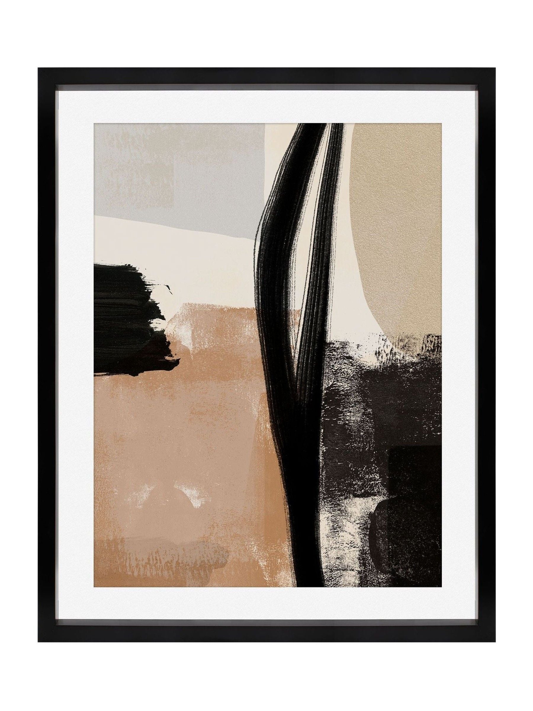 Brookpace Lascelles black box frame abstract wall art 50x61cm, UK version