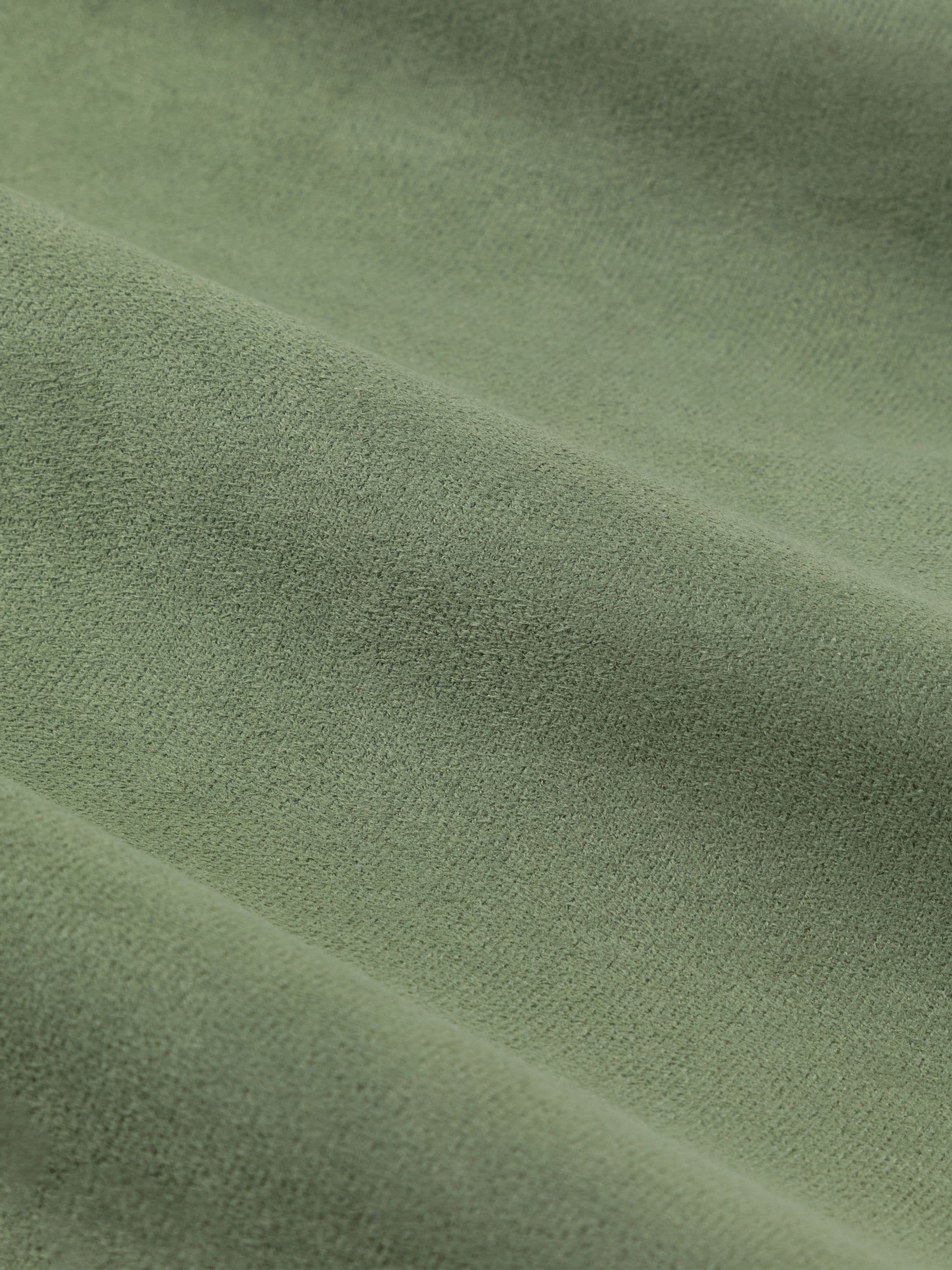 Furn Green Verso reversible blackout eyelet curtains 229cm x 183cm, imported from the UK