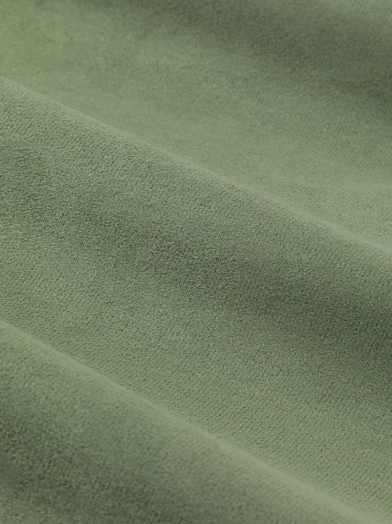 Furn Green Verso reversible blackout eyelet curtains 229cm x 183cm, imported from the UK