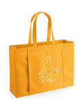 Loveabode personalised yoga tote bag with mat holder (British brand)