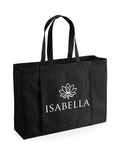 Loveabode lotus yoga bag with mat holder, natural cotton - British product