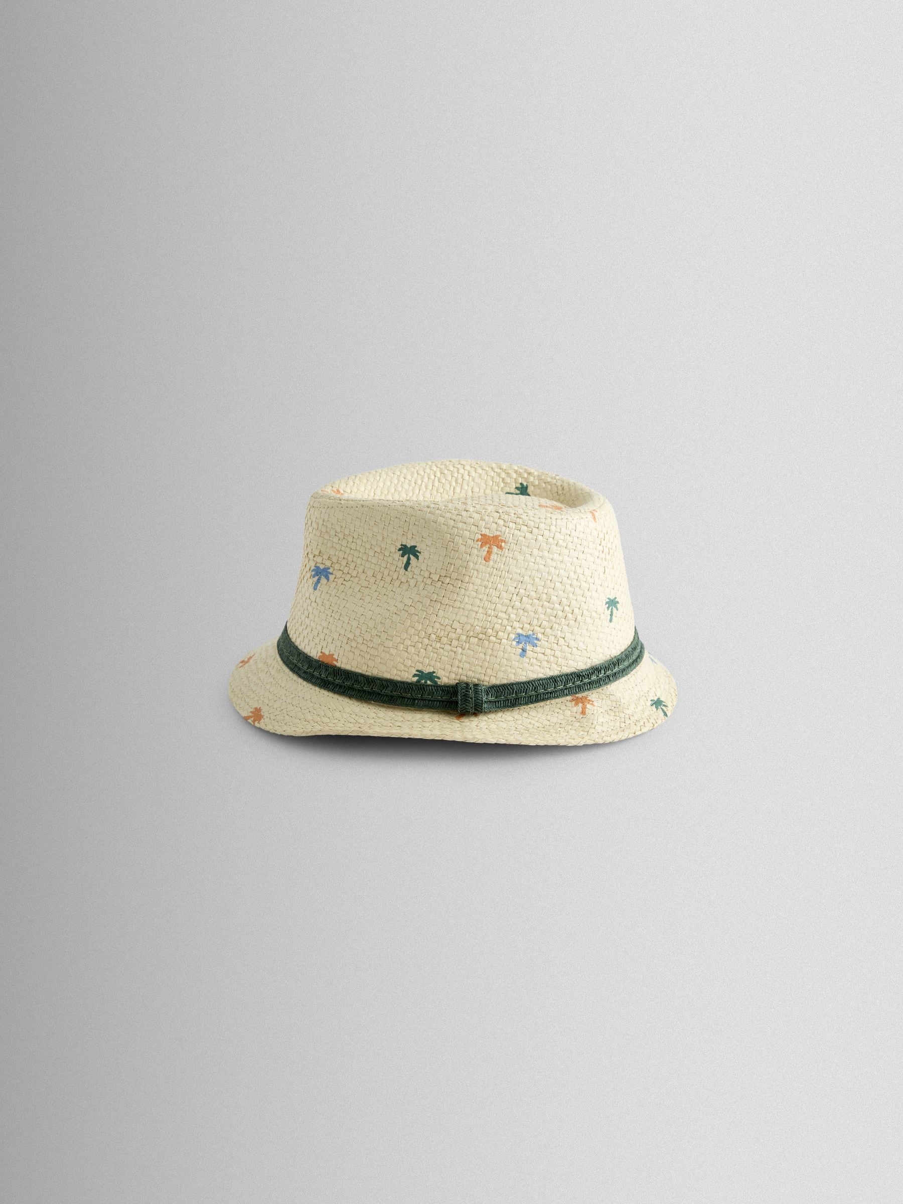 JoJo Maman Bébé palm tree trilby hat - British product