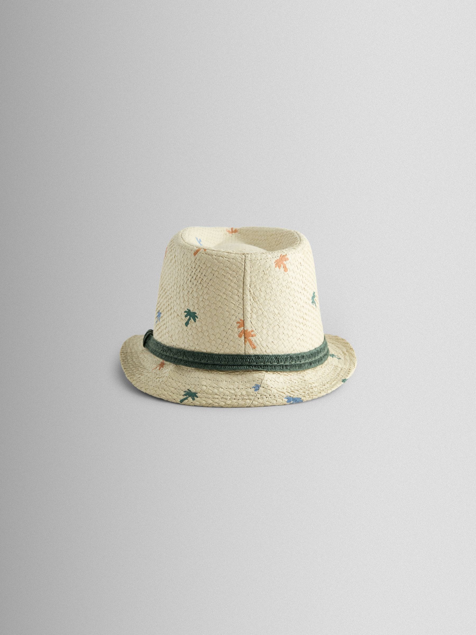 JoJo Maman Bébé palm tree trilby hat - British product