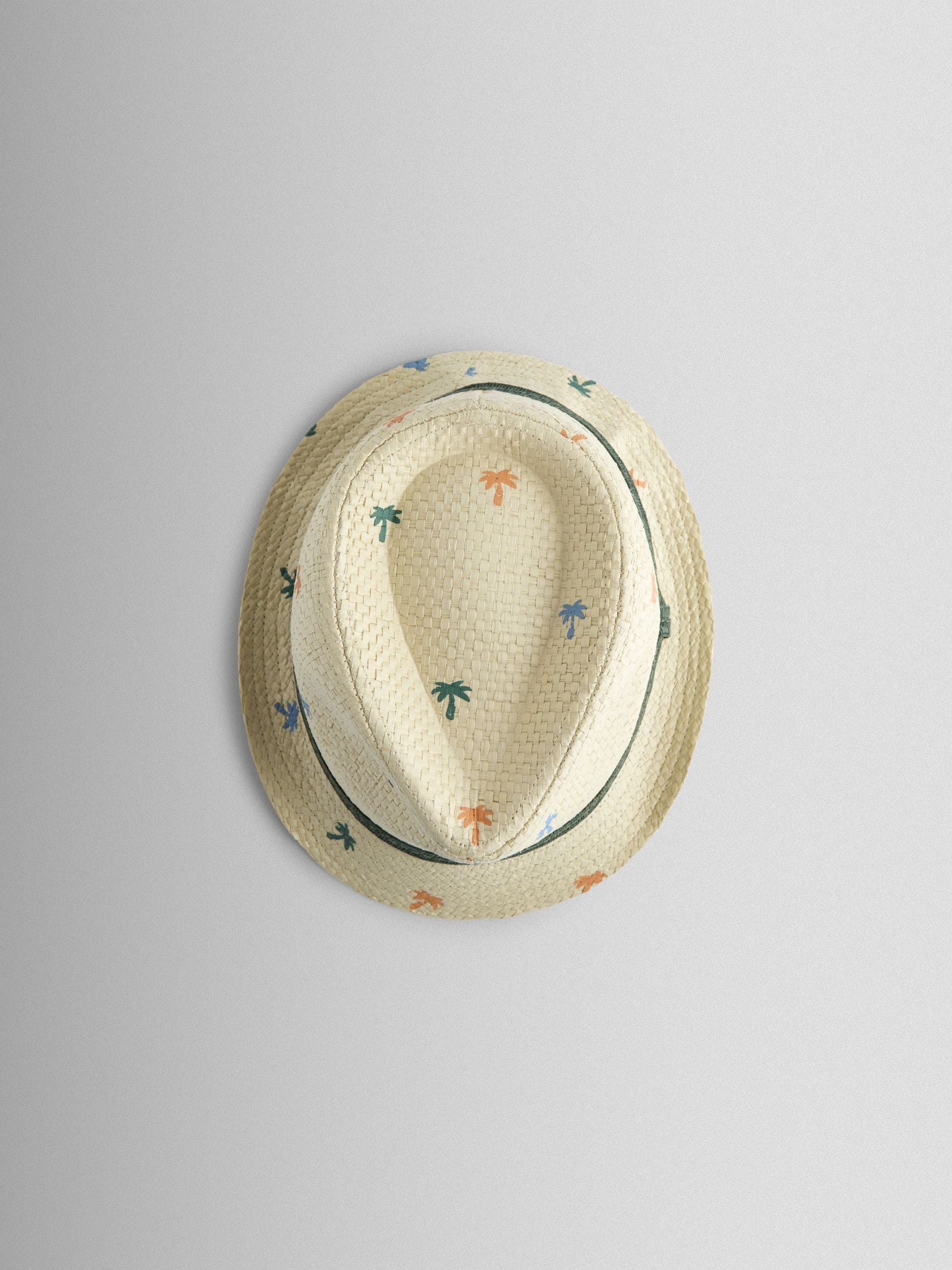 JoJo Maman Bébé palm tree trilby hat - British product