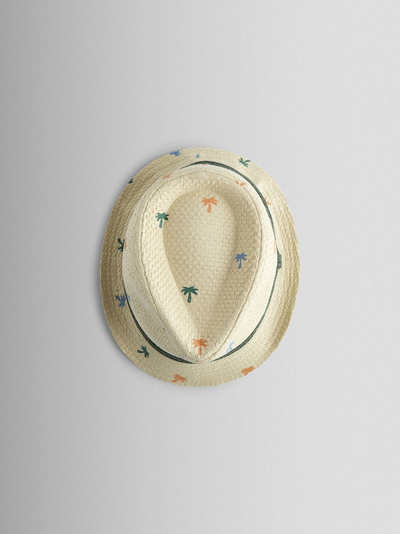 JoJo Maman Bébé palm tree trilby hat - British product