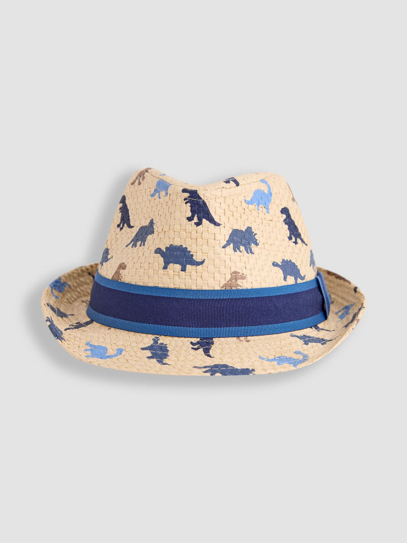JoJo Maman Bébé dinosaur trilby hat - British product