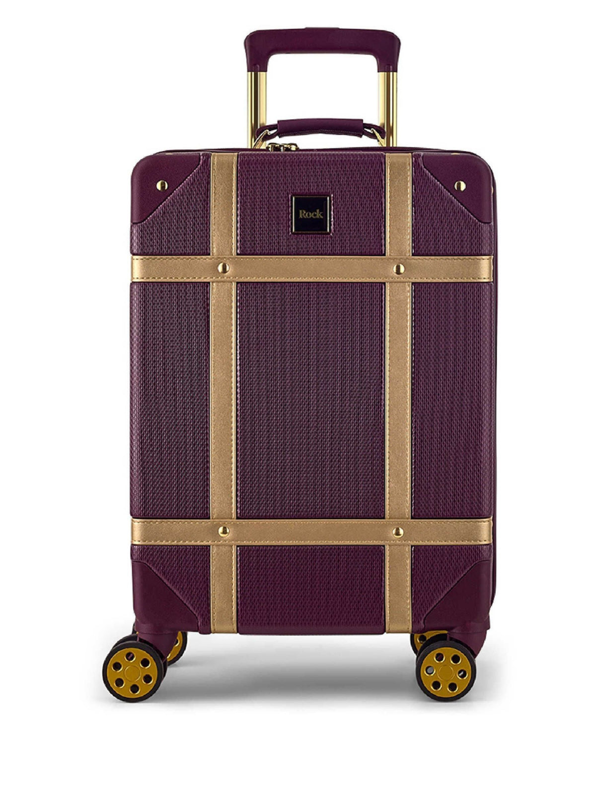 Rock Vintage Purple Cabin Suitcase - British product