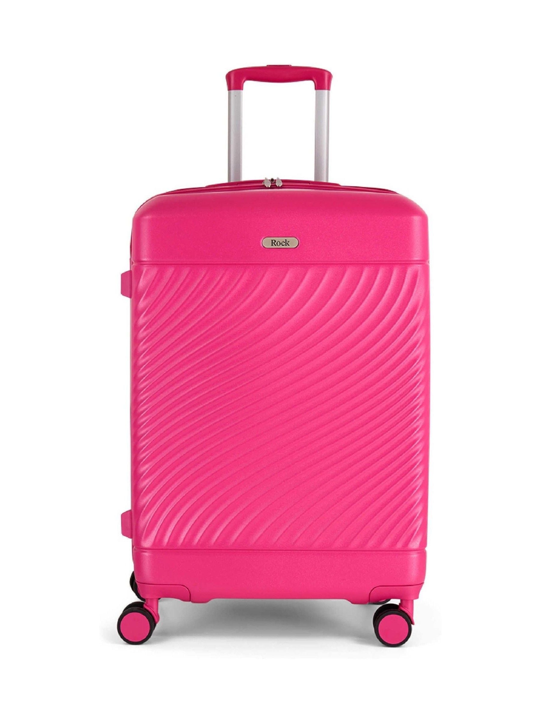 Rock Luggage Pink Love Island Medium Suitcase